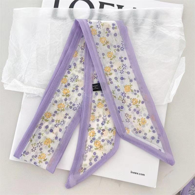 Шелковый шарф Qiandongge, повязка на голову в стиле ретро, завязанный хвост, бант, лента, повязка на голову, повязка на голову Mori Series