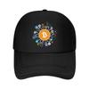 Сетчатая бейсболка с дизайном Crypto Icons Finance, вдохновленным Биткоином и Альткоинами
