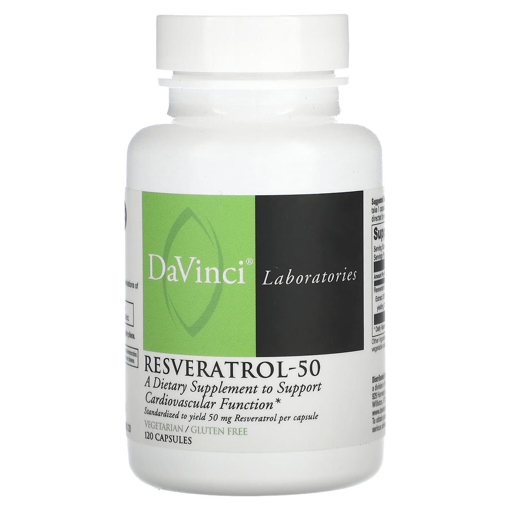 Resveratrol-50, 50Mg, 120 Capsules