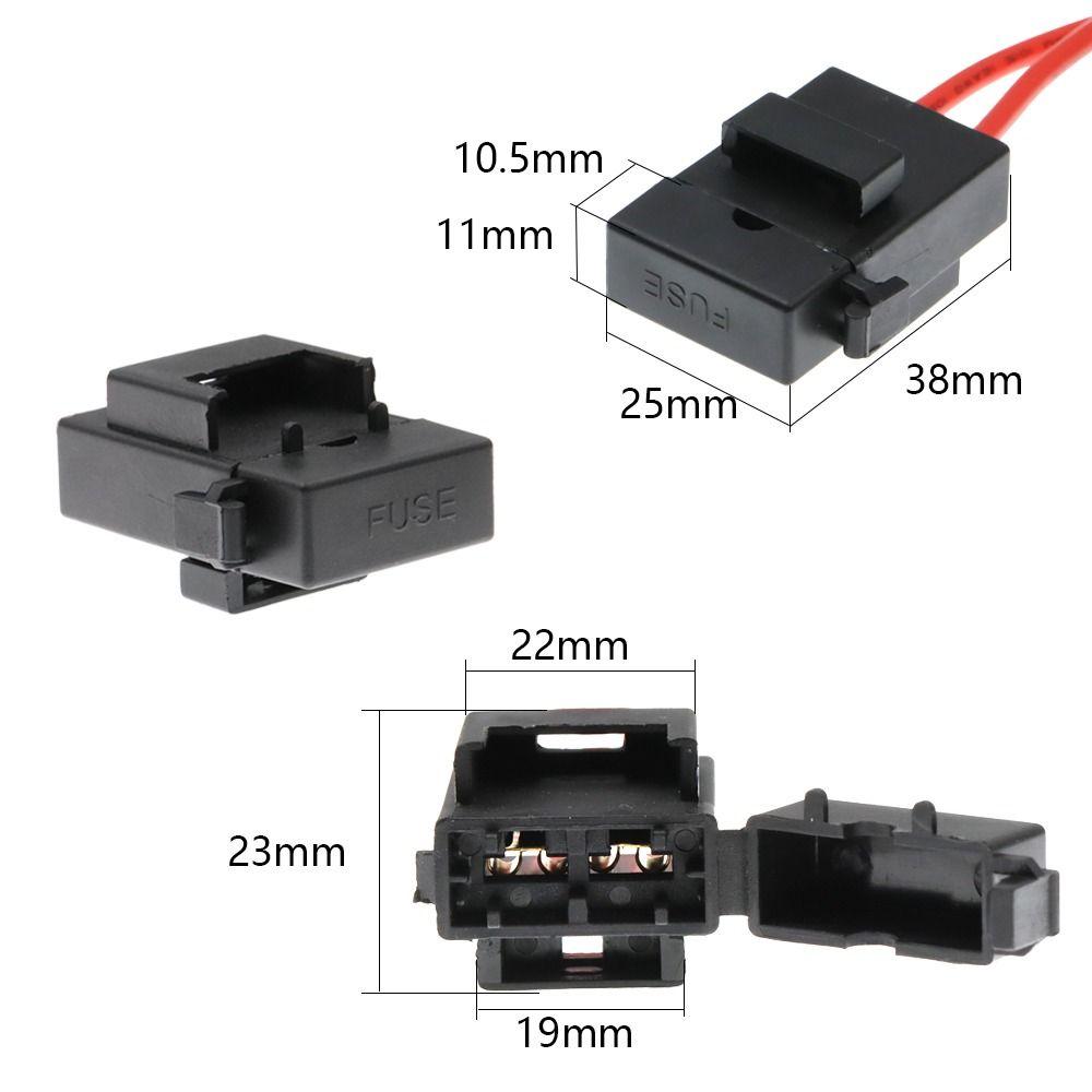 Модификация 16AWG большого размера, стандартный мини-предохранитель Micro2, удлинитель, автомобильный держатель предохранителя, блок предохранителей ACC