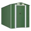 VidaXL Garden Shed Green 192x357x223 Cm Galvanized Steel 3147429