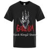 Godzillas VS.kong King Anime Printed Men T Shirts Japanese Streetwear Cotton Tops Tee Hip Hop Harajuku T-shirts