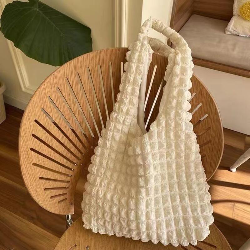 Летняя сумка Puff Cloud Sweet через плечо, модная женская сумка-тоут большой емкости MIT