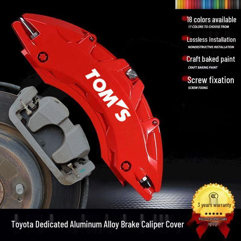 Накладки на тормозные суппорты Toyota: Алюминиевый сплав для Camry, Corolla, Sienna, Reiz.
