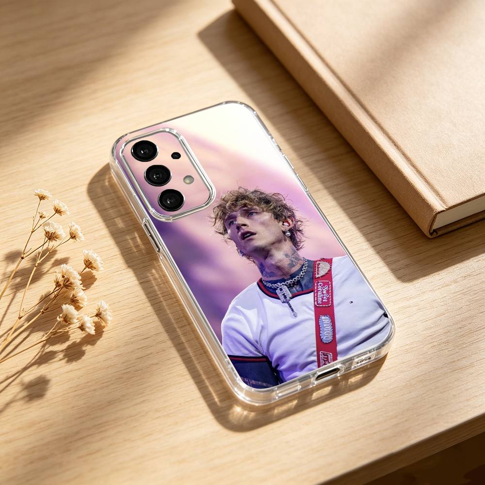 Чехол для телефона Machine K-Kelly для Samsung S25,24,21,22,23,30,Ultra,20,Plus,Fe,Lite,Note Прозрачная крышка