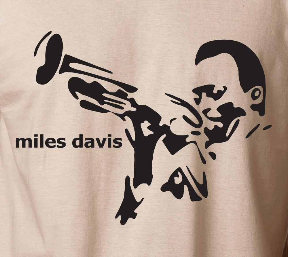 MILES DAVIS Jazz Trumpet Soul Vintage Music on S-6XL Cotton Tee Unisex T-Shirt