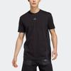 Adidas T Shirts Men's Black Crew Neck Moderate Straight Fit IC9723