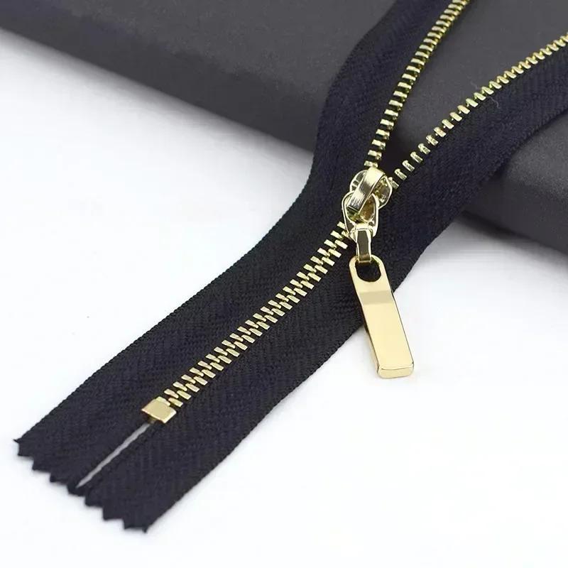 5/10 шт. №3 15-30 см Металлическая молния с закрытым концом для кошелька, сумочки, декоративная молния-застежка на одежду, карманы, аксессуар для шитья DIY