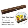 Подставка для карт Таро из дерева, держатель для колоды оракула из орехового дерева, декор для медитации, аксессуары для ведьм L778