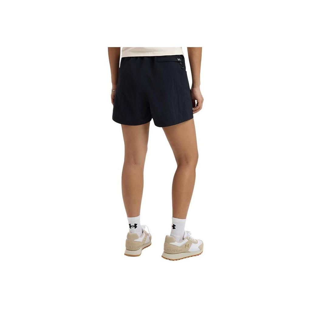Under Armour Expanse Женские шорты для активного отдыха, тканые, модные, мягкие, однотонные, спортивные шорты, женские шорты, черные 1390065-001