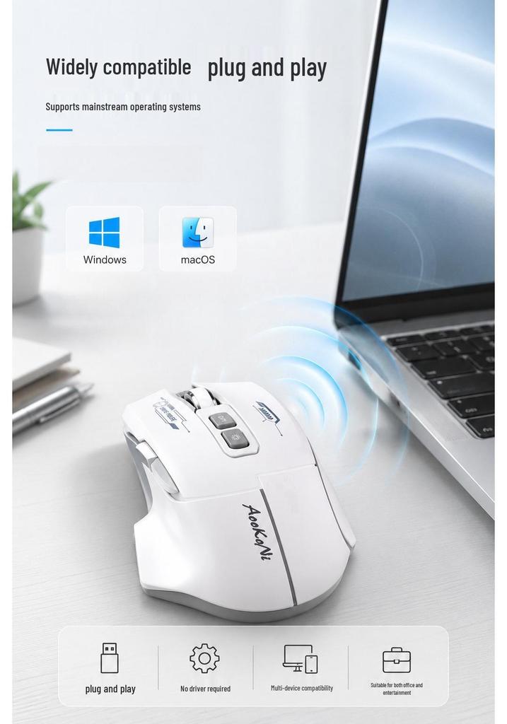 Игровая мышь для киберспорта с 7 эффектами RGB-подсветки, проводная с макросами для игр и офиса