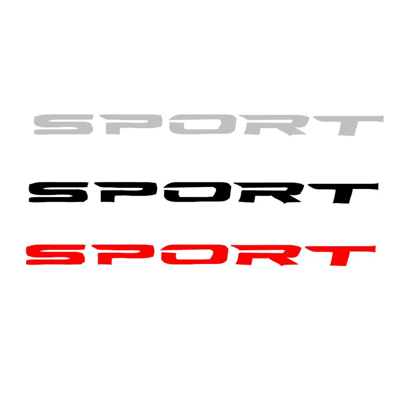4 шт. Креативная гоночная буква SPORT Наклейка на Автомобиль Диски Колеса ПЭТ Наклейка Водонепроницаемая Стайлинг Автомобиля Украшение Авто Аксессуары