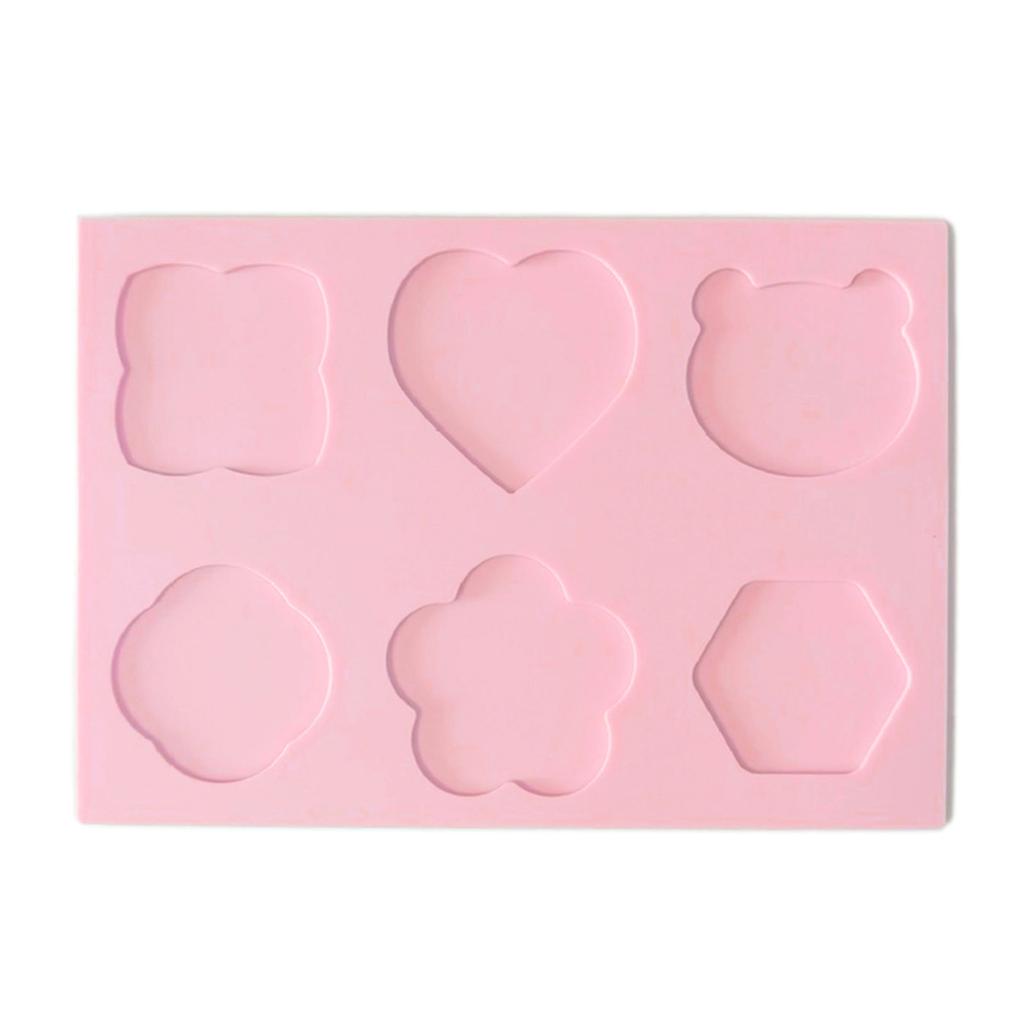 6-in-1 Wax Seal Stamp Silicone Mold for Making Wax Stamp Silicone Wax Seal Mat Non-stick Easy To Demold