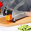 Stainless Steel French Fry Cutter Durable Cutter With Replacement Blade Multiuse Grater For Potato Onions Carrots Veggies Fruits