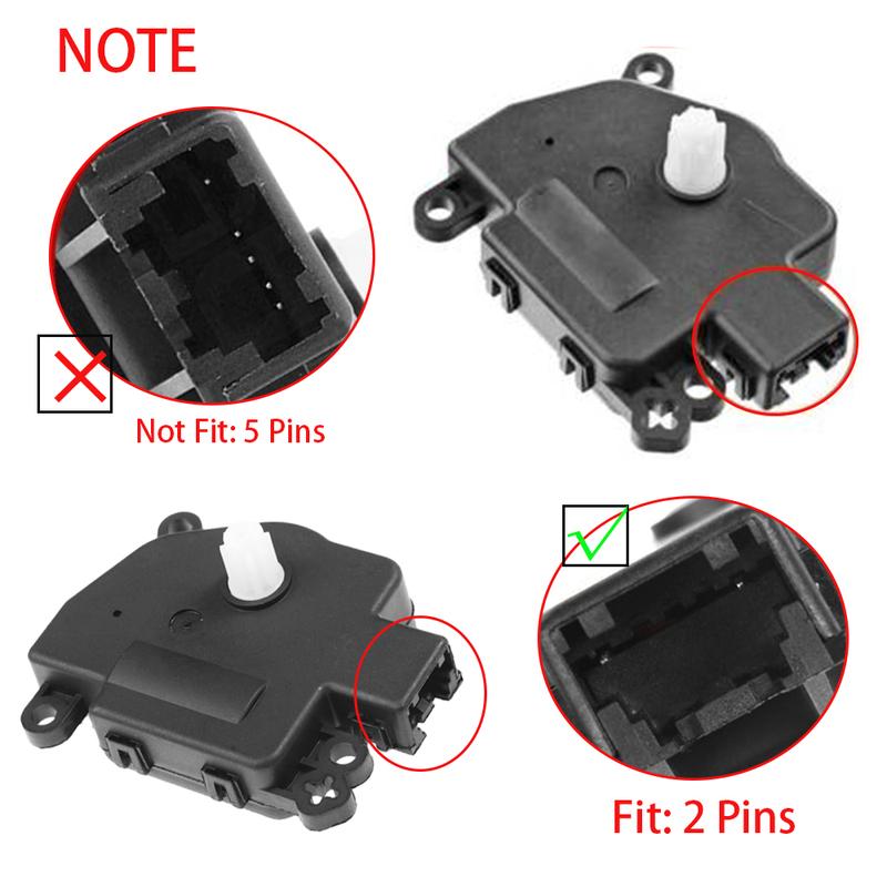2 P Heater Blend Air Door Actuator for Ford Fiesta 2011 2012 2013 2014 2015 2016 2017 2018 BE8Z19E616A