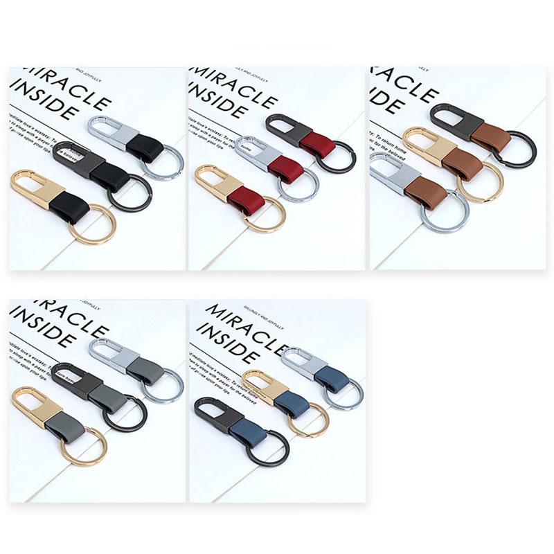 Jewelry Gift Leather Strap Lanyard Car Keyring Keyholder PU Leather Keychain Key Chain Fashion