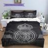 Madrid team Pattern Bedding Home Decoration Birthday Gift (1 * duvet cover + 2 * pillowcase, without core)