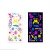 Halloween Fluorescent Stickers Funny Arm Ghost Face Waterproof Tattoo Stickers Women Men Party Supplies Masquerade Cosplay Props