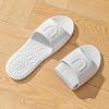 EVA Slippers for Travel, Non-Slip, Quiet, Odor-Resistant, Foldable, Unisex Couples' Slides, All-Season Solid Color Slip-On Bathroom Hotel Footwear