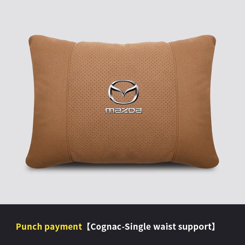 Car Headrest Neck Support Seat Lumbar Cushion Soft Neck Pillow Mazda 3 5 6 Axela Atenza SKYACTIV CX5 CX8 CX9 CX30 MX5 RX7 BT50 MG3