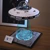 Популярный 601 шт. Модель Технический Космический НЛО Космический Корабль Строительные Блоки Космический Корабль Блоки Модель Сборка DIY Игрушки Для Маленьких Мальчиков Подарок на День Рождения