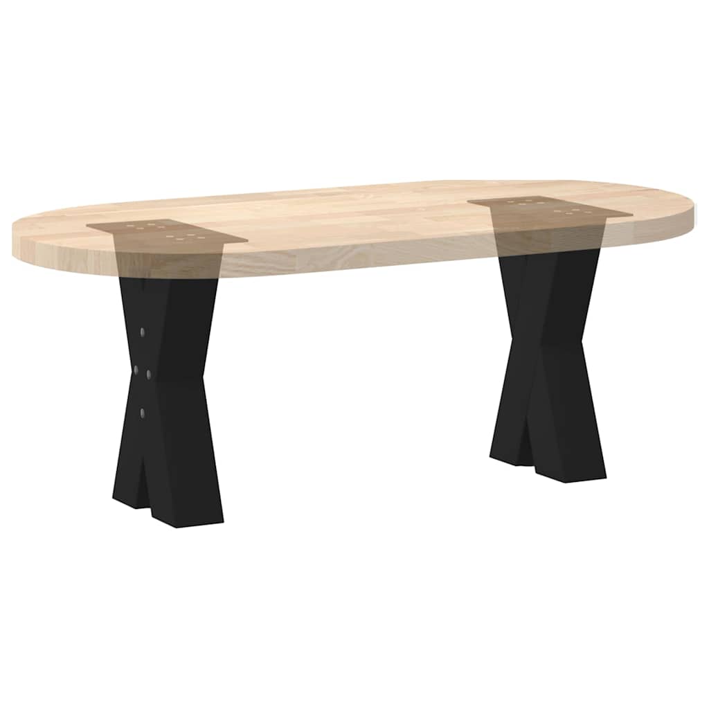 Vidaxl Nogi Do Stolika Kawowego, 2 Szt., Czarne, 28X(42-43) Cm, Stal