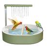 Parrot Bathtub Bird Automatic Bath Shower with Circulating Faucet Pond Fountain Water for Lovebird Cockatiel Finches Cockatoo