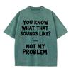 Mens Graphic T Shirt Funny Quote Print Casual Short Sleeve Crew Neck Streetwear Summer Top Novelty Fashion Tees Everyday Wear