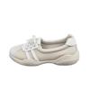 2025 Autumn New Breathable Female Student Korean Version of Dad Shoes Light Mouth Flat Heel Low Top Wear-resistant Sports and Leisure Board Shoes