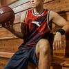 Anta X Naruto Collaboration Uchiha Itachi Print Loose Basketball Sports Vest Men Tops Red 152131217-1