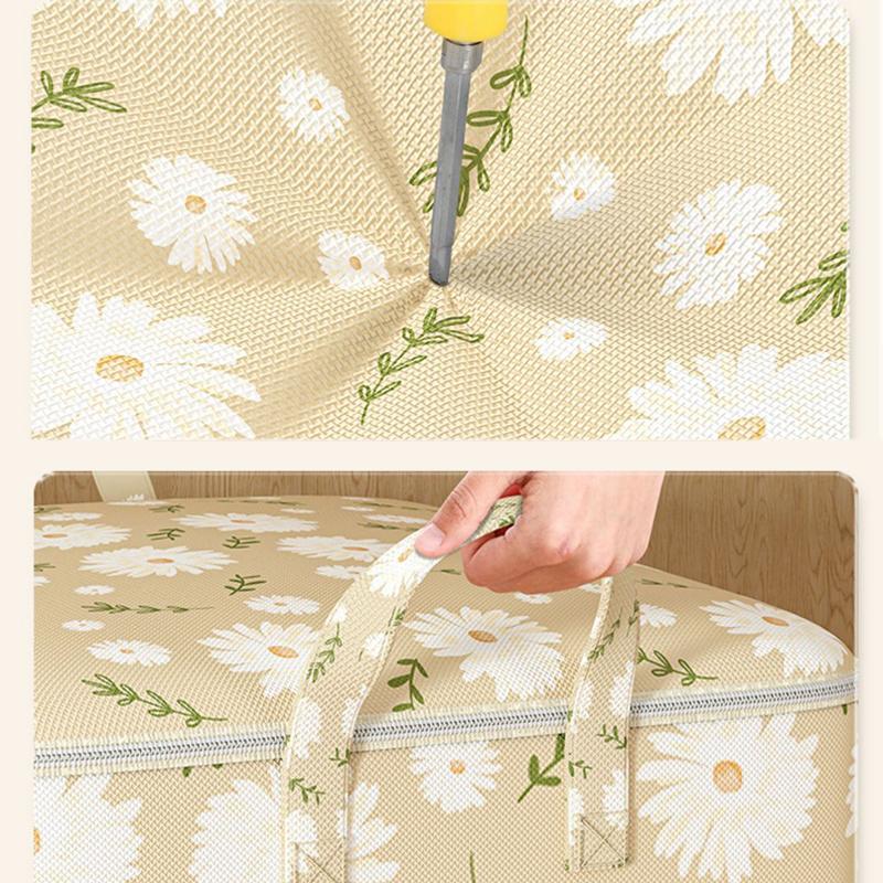 Сумка для хранения одеяла, большая подкровать, пылезащитный органайзер на молнии, гардеробные коробки, ведро, сумка для хранения одежды