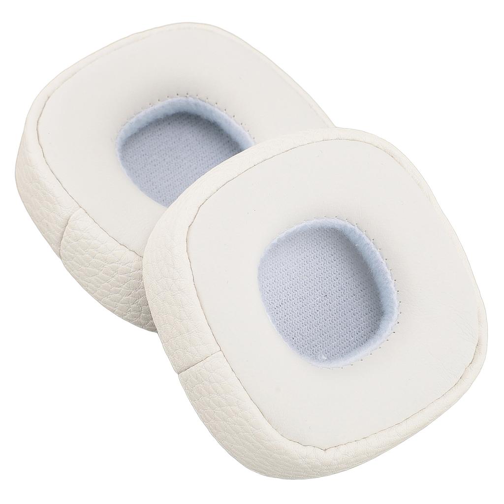Headphone Ear Pad Protein Leather and Sponge Headset Replacement Ear Pad for Major III White