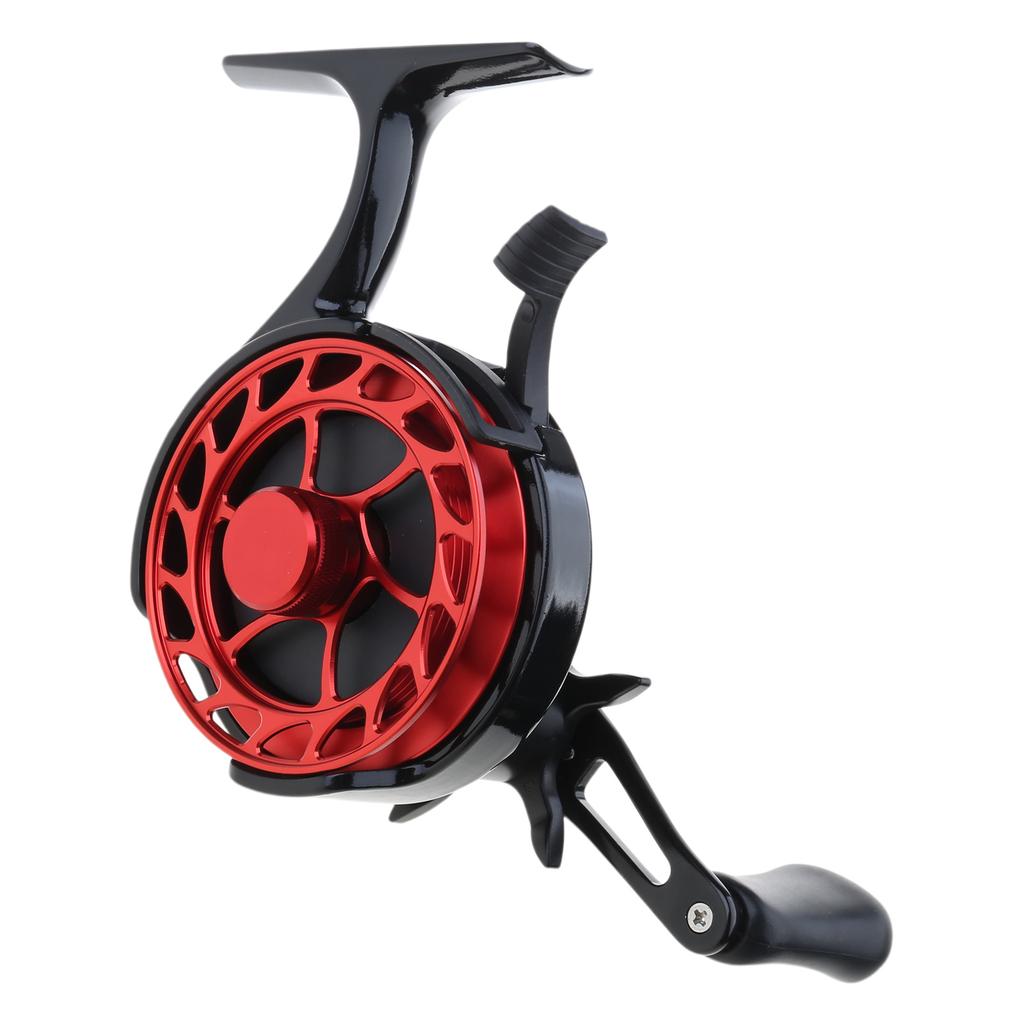 Катушки для подледной спиннинговой рыбалки с высокой скоростью 2,5:1 Колесо для рыбалки нахлыстом, регулируемое, для левого рыболовного плота