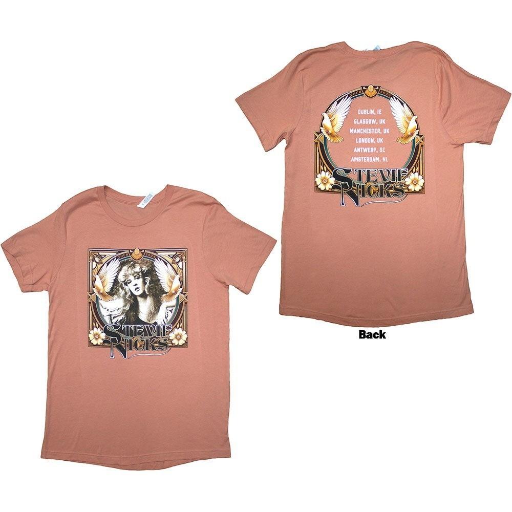 Stevie Nicks 2025 Tour Peach Double Side Print T Shirt
