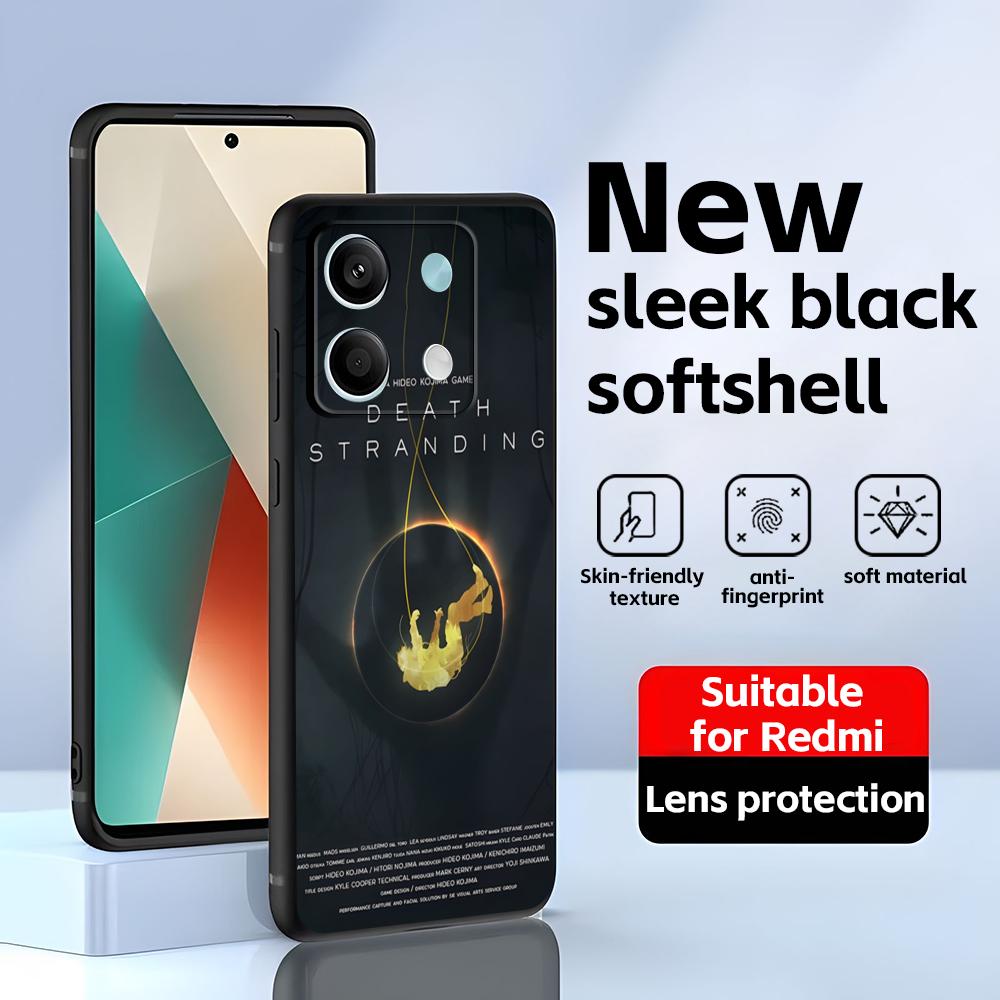 Горячая игра D-Death S-Stranding Чехол для телефона Для Redmi Note 14 13 12 11 Pro Plus S 5G 14C A3 Мягкий черный чехол для телефона