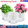 6/3 шт. Самополивающийся пластиковый горшок для растений с автоматическим поливом для всех комнатных растений, суккулентов, трав, африканских фиалок