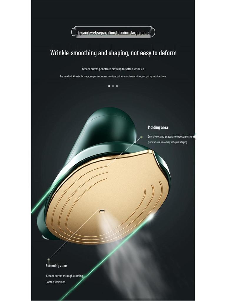 Компактный ручной отпариватель и утюг для одежды