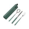 Pull-out 304 Stainless Steel Portable Cutlery Set Student Outdoor Gift Fork Spoon Chopsticks Set