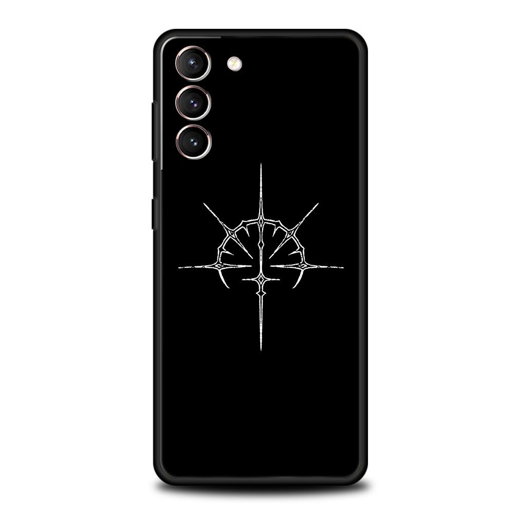 Кибер-сигил Линия креста Чехол для телефона Для Samsung Galaxy S25 Edge S24 S23 S22 Ultra S20 S21 FE 5G S10 S9 Plus S10E Мягкая крышка