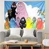 1PC Colorful Bubbles Gathering K-pop music group Tapestry Accessories for Bedroom,Livingroom, dormitory Room Wall Decor Fan Birthday Gifts