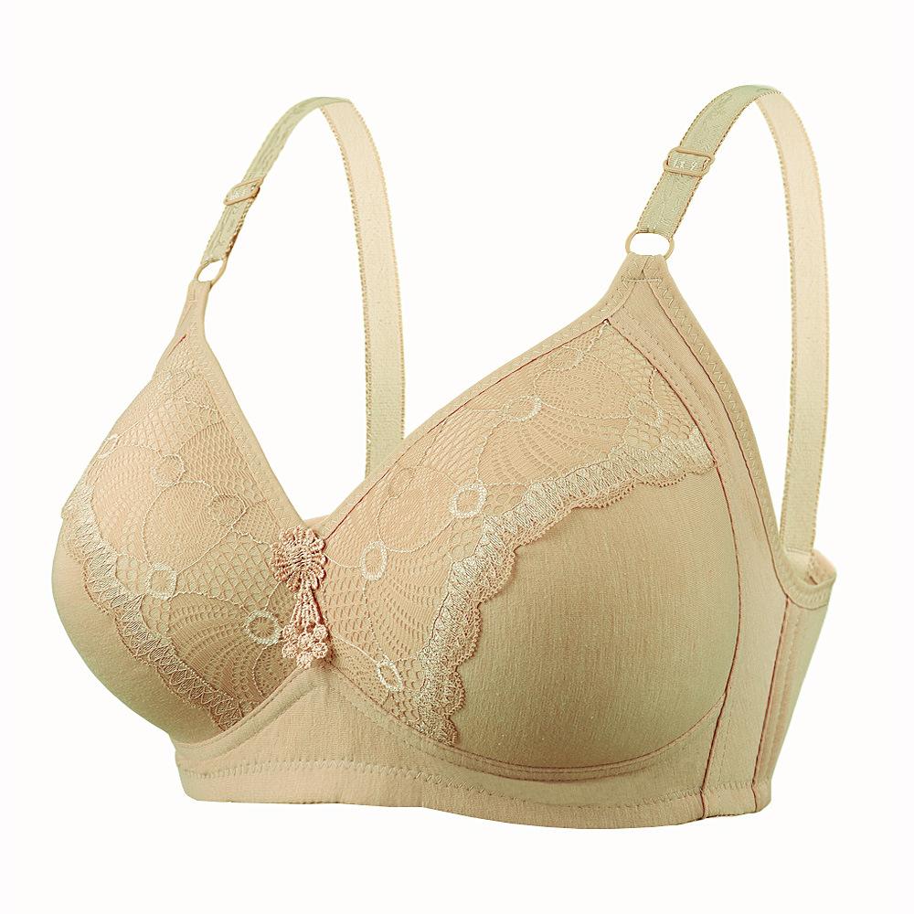 Новый бюстгальтер большого размера с большой грудью без бюстгальтера со стальным кольцом, сексуальный бюстгальтер с тонкими хлопковыми кружевами и большой чашкой, бюстгальтер-бюстгальтер