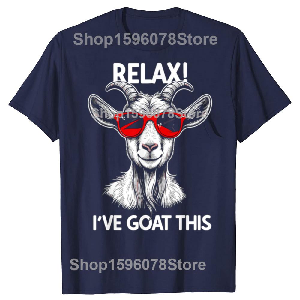 Funny Goat Lover Graphic 100% Cotton T-shirts Fashion Casual Tshirt Loose Oversized Streetwear T Shirt Unisex