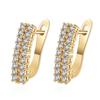 Серьги-гвоздики из серебра 925 пробы, женская мода, милые, крошечные, с прозрачным кристаллом и фианитом, подарок для девочек, подростков, женщин, новые