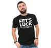 Мужская смешная футболка 'Fet's Luck' юмористическая 'вы прочитали неправильно' подарок на день рождения футболка