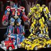 Совместимо с Lego робот-трансформер Gundam Mecha Шмель Оптимус Прайм модель автомобиля игрушка для мальчика