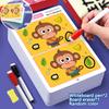 64 Pages Find The Difference Puzzle Game Erasable and Rewritable Focus and Observational Training Brain Development
