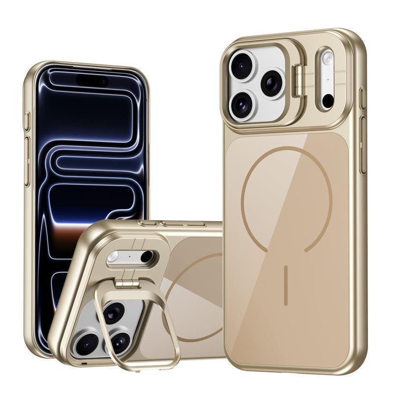 Премиальный защитный чехол-зеркало с магнитом для iPhone 17 Pro Max