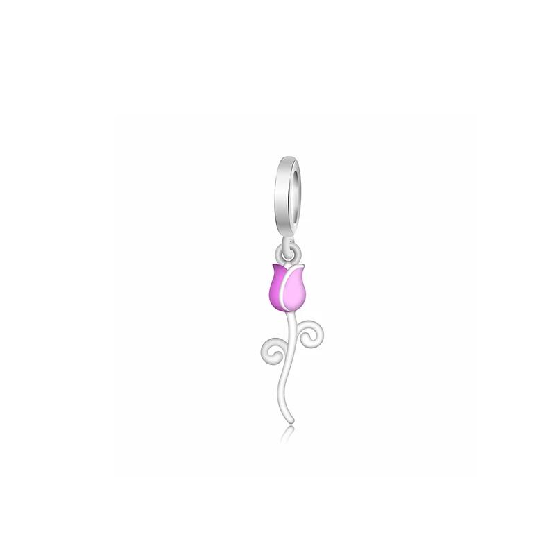 Fc Jewelry Fit Оригинальный браслет-шарм Медный Бусина-шарм Флаг Аргентины Матовый Для изготовления Женщине Жене Паре Берлок