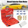 36Pcs Autoleader Injector Flow Meter Adapter Test Kits For Common Rail for Diesel Fuel Tester Diagnosis Tool Set