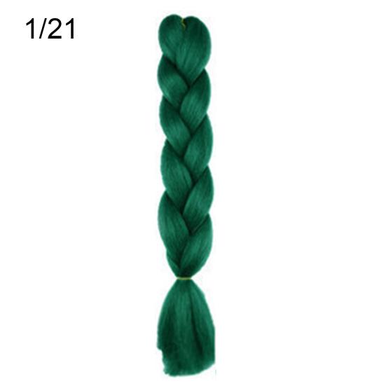 Женские Jumbo вязание крючком плетение Ombre Color Синтетические наращивания волос Kanekalon